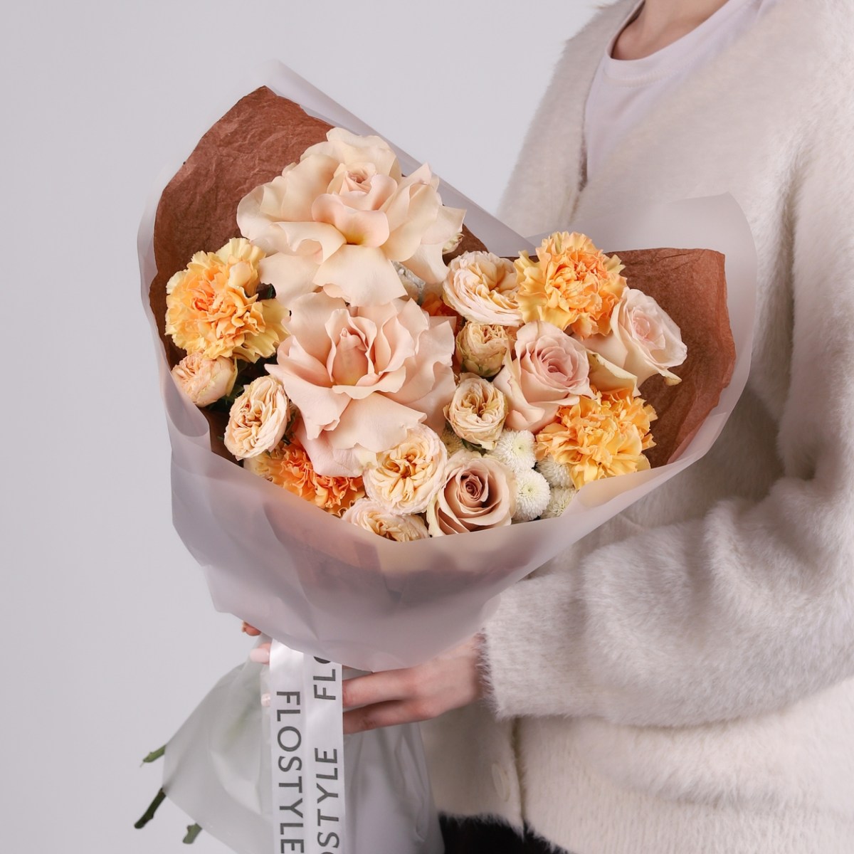 avtorskij buket s francuzskoj rozoj 3